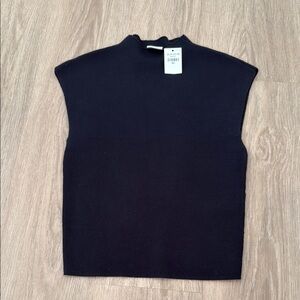 Abercrombie & Fitch Black Mock-Neck Sweater Tank